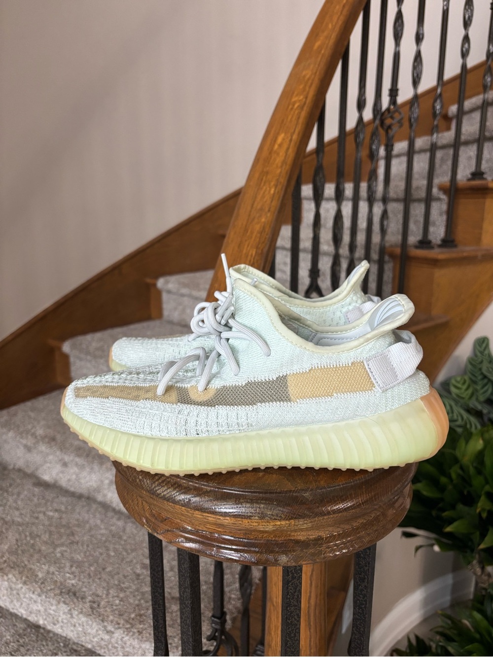 Yeezy Boost 350 V2 Pale Green, Cream & Tan